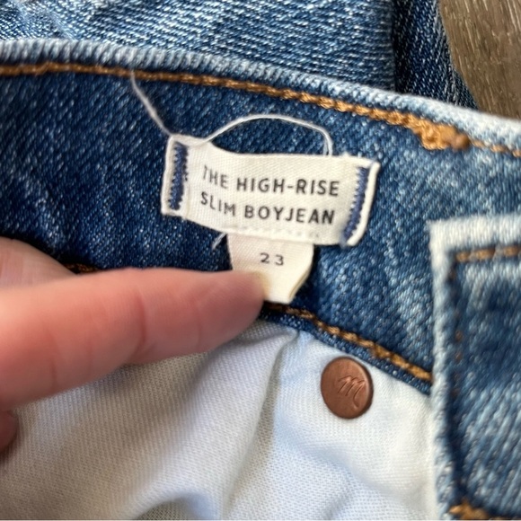 Madewell High-Rise Slim Boyjeans size 23 - Picture 11 of 15